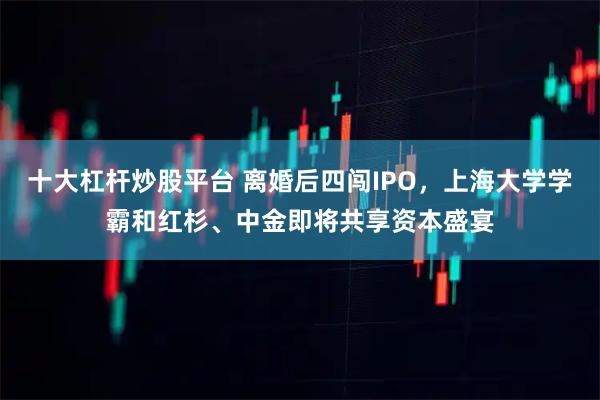 十大杠杆炒股平台 离婚后四闯IPO，上海大学学霸和红杉、中金即将共享资本盛宴
